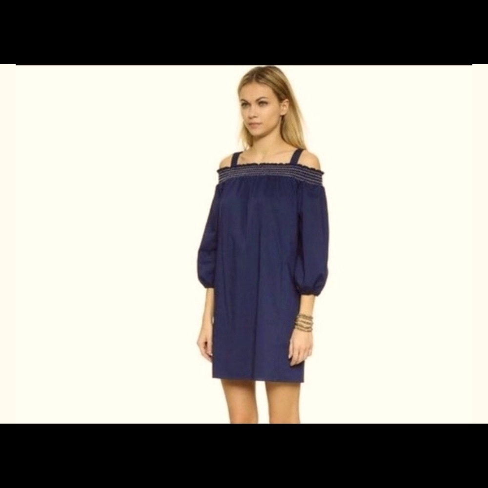 Shoshanna smocked sundress